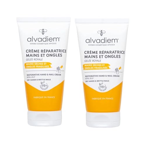 Reparaturcreme | Hände & Nägel | Gelée Royale | trockene Hände & geschwächte Nägel | Bio-Honig, Zitrone & Sheabutter | 98 % der Inhaltsstoffe sind natürlichen Ursprungs | 2 x 50 ml Reparaturcreme | Hände & Nägel | Gelée Royale | trockene Hände & geschwächte Nägel | Bio-Honig, Zitrone & Sheabutter | 98 % der Inhaltsstoffe sind natürlichen Ursprungs | 2 x 50 ml von PARAVOSTRA