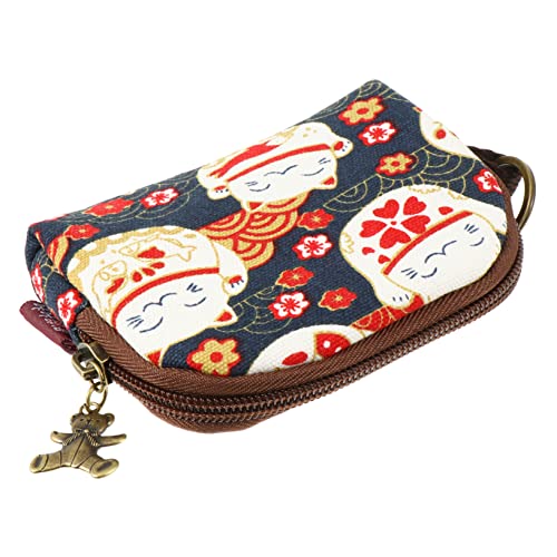 2 Pcs Japanische Münze Geldbörse Geldbörse für Kinder Tier Geldbörse Kinder Geldbörsen Münzbeutel Schlüsselanhänger Kopfhörer Tasche Fall Kiss Lock Change Pouch Mädchen Ändern Tasche Japanischen Stil von PAREKS