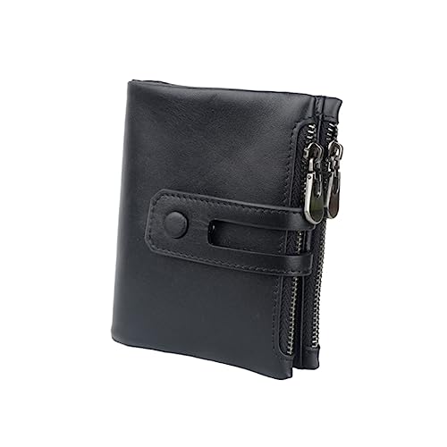 PAREKS Herren Leder Geldbörse Herren Leder Geldbörsen Männer Geldbörse Halter Billfold Herren Leder Geldbörse Halterung Anti- Pinsel Mann Hellbraun Billfold Brieftasche für Männer Herren Tasche von PAREKS