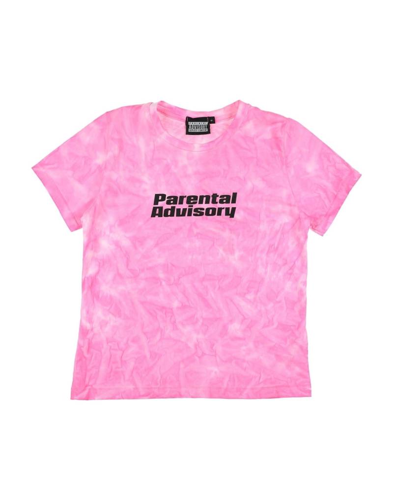 PARENTAL ADVISORY EXPLICIT CONTENT T-shirts Kinder Rosa von PARENTAL ADVISORY EXPLICIT CONTENT
