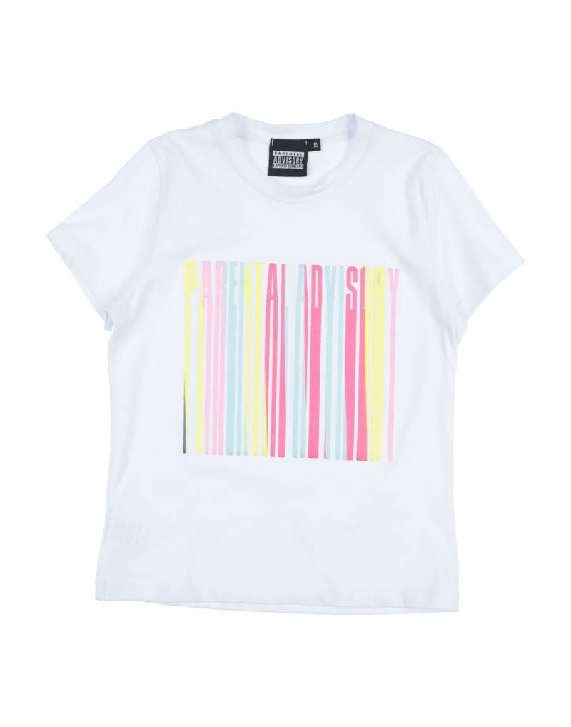 PARENTAL ADVISORY EXPLICIT CONTENT T-shirts Kinder Weiß von PARENTAL ADVISORY EXPLICIT CONTENT
