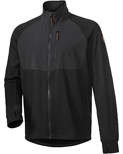 Parforce Waffelfleece-Midlayer LMG Schwarz L von Parforce