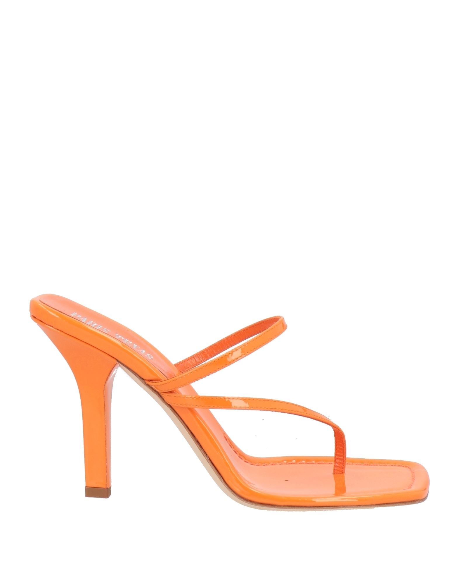 PARIS TEXAS Zehentrenner Damen Orange von PARIS TEXAS