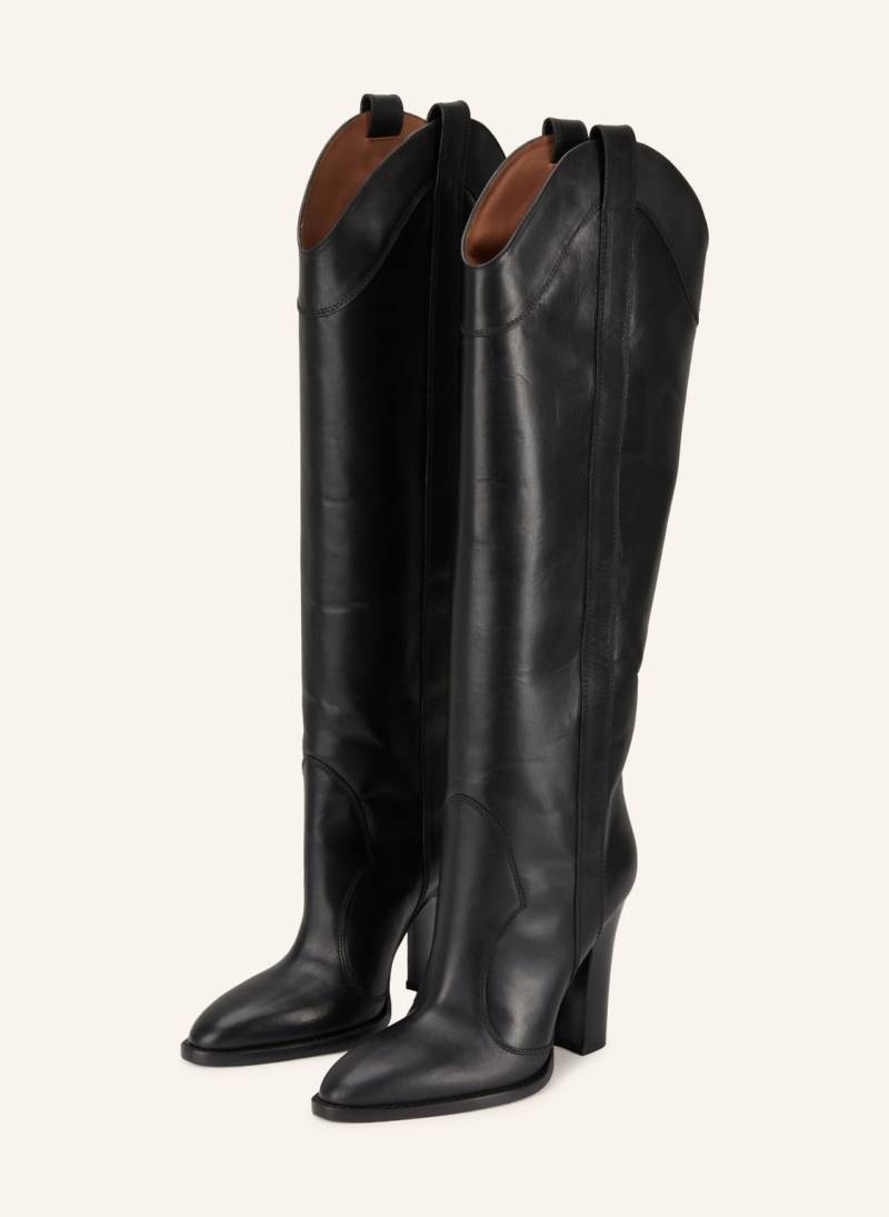 Paris Texas Cowboy Boots Lavinia schwarz von PARIS TEXAS