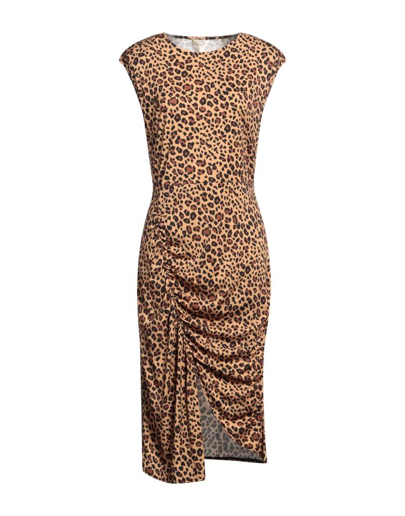 PARISIENNE ET ALORS Midi-kleid Damen Kamel von PARISIENNE ET ALORS