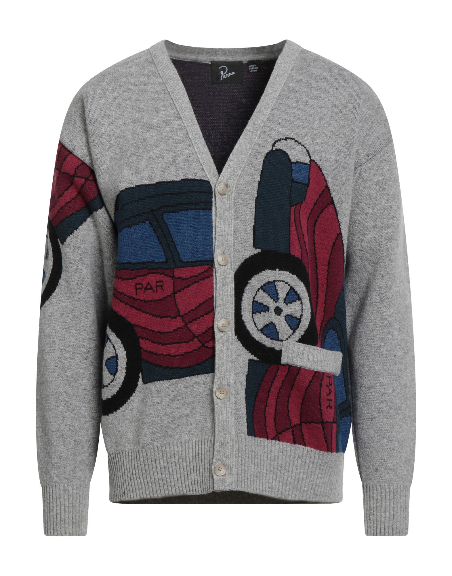 PARRA Strickjacke Herren Grau von PARRA
