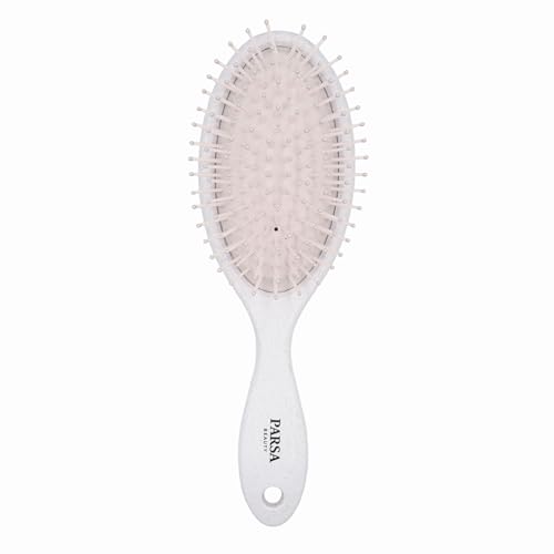 PARSA Beauty Nature Love Organic Haarbürste Kinder geeignet für verschiedene Haartypen – Entwirrbürste für gesunde, glänzende Haare – Hairstyling Detangler Bürste von PARSA BEAUTY