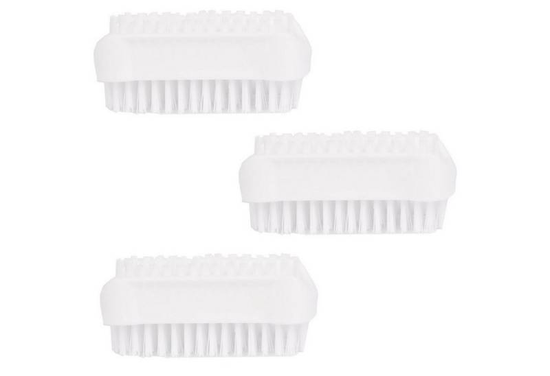 PARSA Beauty Badebürste Handwaschbürste, doppelseitige Nagelbürsten im 3er Pack in weiss von PARSA Beauty