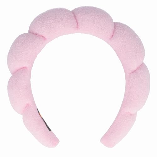 PARSA Beauty Hair Heroes – Cozy Styles Rosa Haarreif Mikrofaser – Breites Schmink Haarband für Damen – Softes Rosa – Ideal für Skincare Routine – Trendiges Hairband für Makeup von PARSA BEAUTY
