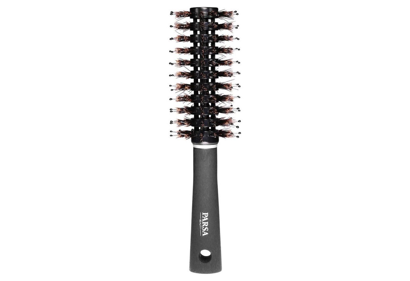 PARSA Beauty Haarbürste Haarbürste Trend Line Rundföhn Bürste mit Mischborsten schwarz von PARSA Beauty