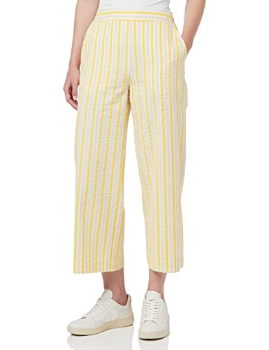 PART TWO Damen Anya Pants Hose, Lemon Drop Stripe, 40 von PART TWO