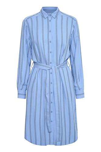 Part Two Damen BondiePW DR Dress, Della Robbia Blue Stripe Kleid, 38 von PART TWO