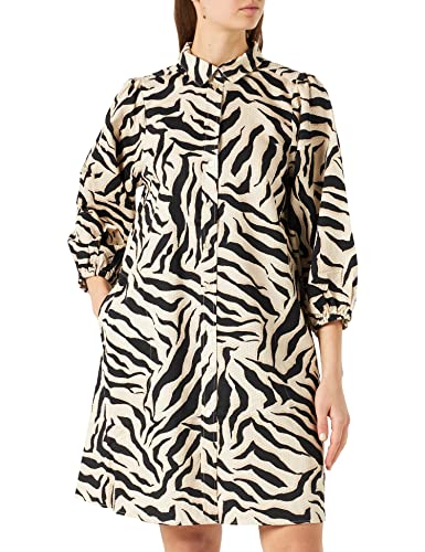 Part Two Damen Eleinapw Dr Lässiges Kleid, Zebra Print, 36 von PART TWO