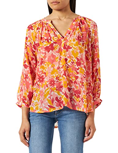 PART TWO Damen Erdonae Relaxed Fit 3/4-Arm Bluse, Pink Gradient Print, 34 von PART TWO