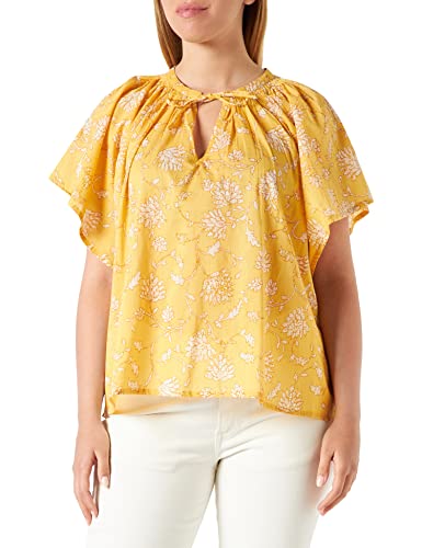 Part Two Damen Pardispw to Relaxed Fit Top, Amber Yellow Block Print, 38 von PART TWO