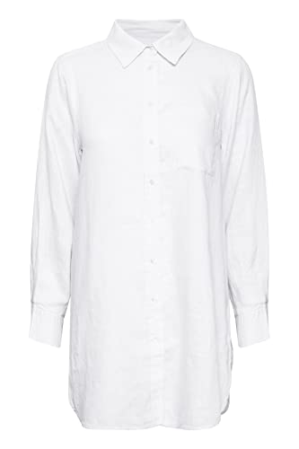 PART TWO Damen Petriciapw Sh Relaxed Fit Shirt, Bright White, 38 von PART TWO