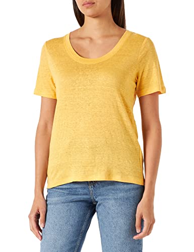 Part Two Damen Piepw Ts Relaxed Fit T-Shirt, Amber Yellow, Small von PART TWO