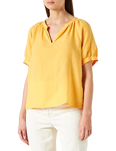 PART TWO Damen Popsypw Bl Blouse Relaxed Fit Bluse, Amber Yellow, Gr. 36 von PART TWO