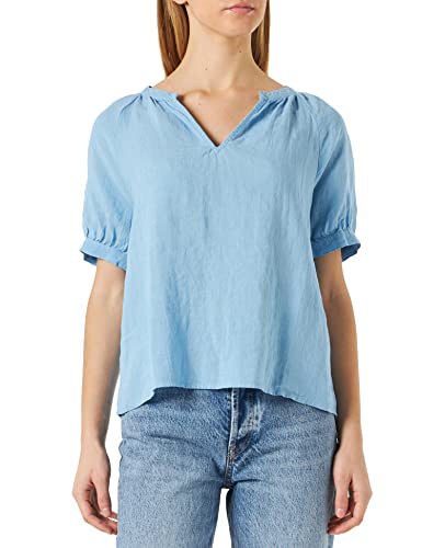 PART TWO Damen Popsypw Bl Relaxed Fit Bluse, Blau (Dusk Blue), 38 von PART TWO