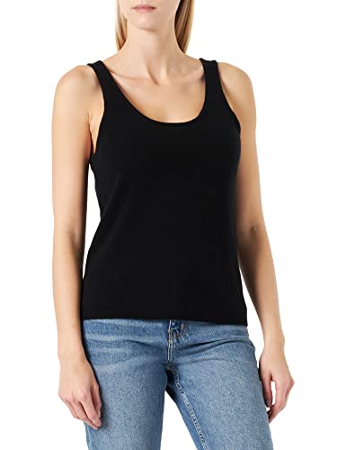 PART TWO Damen Sabine Ärmelloser Pullover in normaler Passform, Black, M von PART TWO