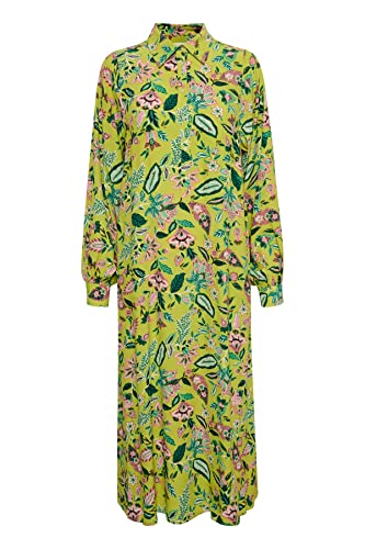 Part Two Damen Shira Casual Dress, Green Oasis Craft Flower, 34 von PART TWO