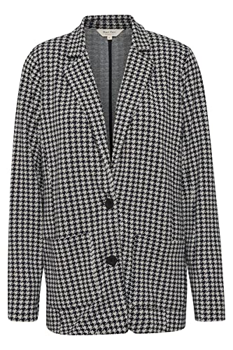 Part Two Damen Victoria Blazer, Dark Navy Houndstooth, 38 von PART TWO