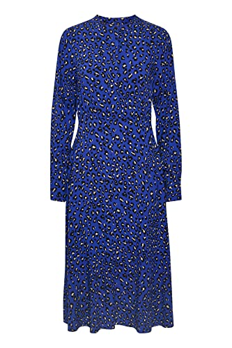 Part Two Damen Vionapw Dr Lässiges Kleid, Bluing Leo Print, 40 von PART TWO