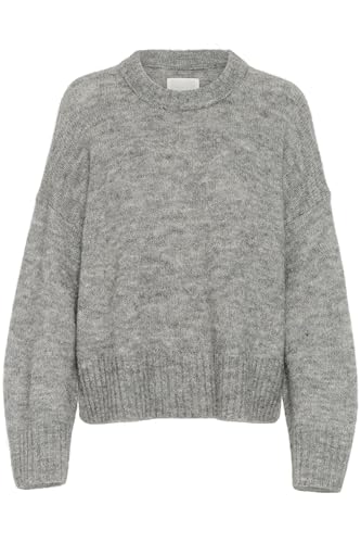 PART TWO Strickpullover LulyaPW XL, Medium Grey Melange XL von PART TWO