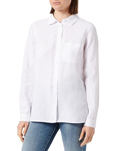 Part Two Damen Button Up Regular Fit Long Sleeves Collar Shirt, Bright White, 34 von PART TWO