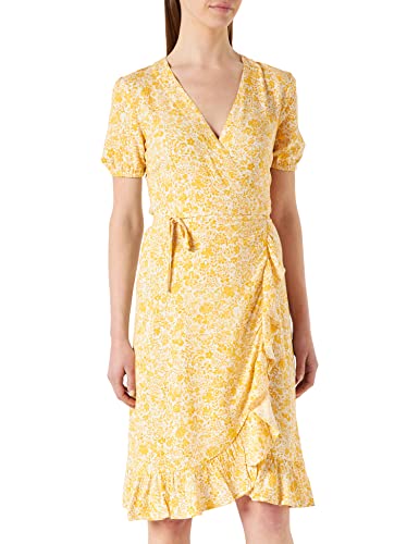 Part Two Damen Clairepw Dr Feminine Silhouette Kleid, Gelb bemalte Blume, 58 von PART TWO