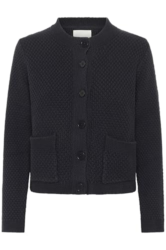 Part Two Damen Elmiepw Sweater Cardigan, Dunkles Marineblau, Small von PART TWO