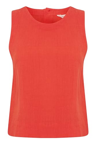 Part Two Damen Gerlindepw Damenbluse, Regular Fit Bluse, Mandarin-Rot, 40 von PART TWO