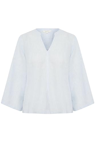 Part Two Damen Gerthapw Regular Fit 3/4-Ärmel Bluse, Windsurfer Stripe, 40 von PART TWO