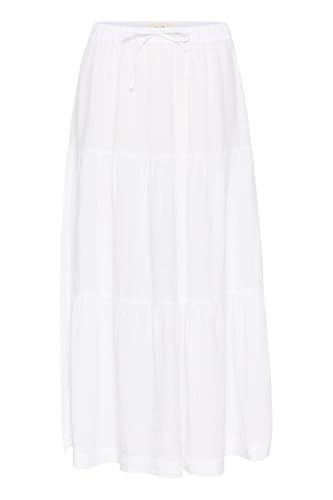Part Two Damen Getiapw Relaxed Fit Ankle Length Skirt, Bright White, 38 von PART TWO
