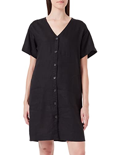 Part Two Damen Paulinepw Dr Dress Relaxed Fit Kleid, Schwarz, 44 von PART TWO