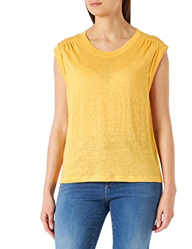 Part Two Damen Petrypw Ts Relaxed Fit T-Shirt, Amber Yellow, XS von PART TWO