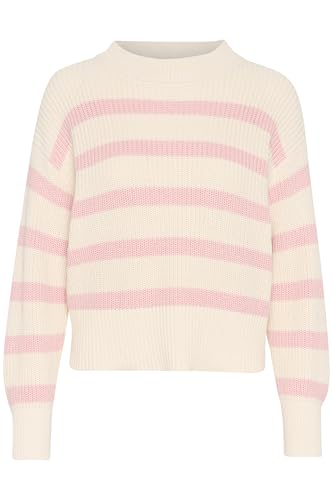 PART TWO Strickpullover RetaPW M, Silver Pink Stripe M von PART TWO