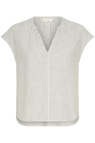 Part Two Damen ReynaPW Oversize Fit Bluse, Agave Green Stripe, XXS Part Two Damen ReynaPW Oversize Fit Bluse, Agave Green Stripe, XXS von PART TWO