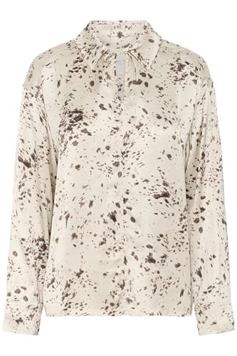 Part Two Damen Sheenapw Bluse, French Oak Scattered Print, 32 von PART TWO