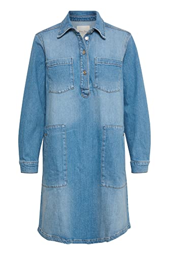 Part Two Damen Stine Casual Dress, Hellblau Denim, 42 von PART TWO