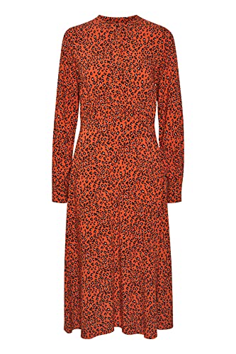 Part Two Damen Vionapw Dr Lässiges Kleid, Koi Leo Print, 38 von PART TWO