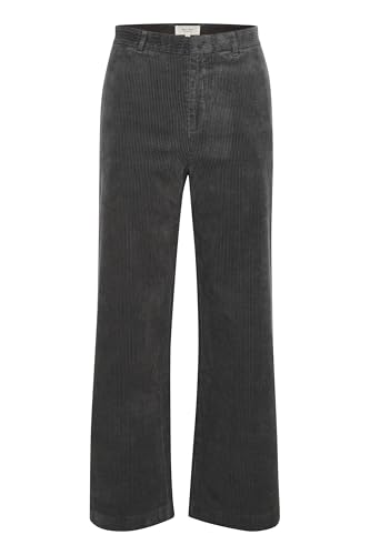 Part Two Damen Women's High-Waisted Straight Legs Regular Fit Corduroy Fabric Trousers, Magnet, 42 von PART TWO