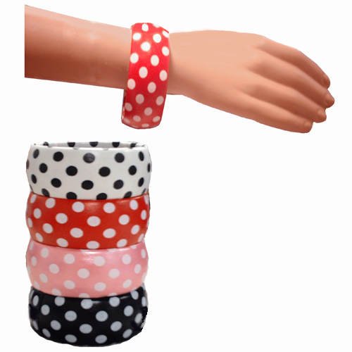 PARTY DISCOUNT Armreif gepunktet, versch. Farben, 1 Stk. Sortiert von PARTY DISCOUNT