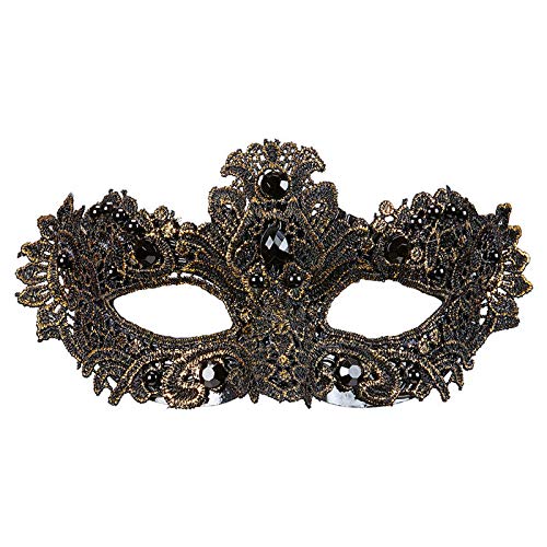 PARTY DISCOUNT Maske Noblesse Augenmaske, gold von PARTY DISCOUNT