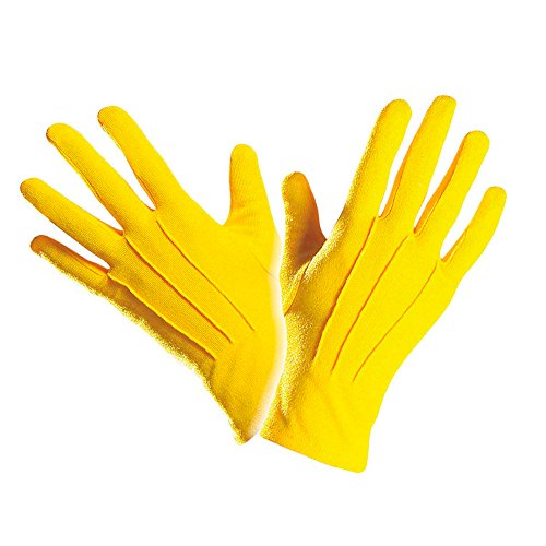PARTY DISCOUNT NEU Handschuhe, gelb, one size von PARTY DISCOUNT