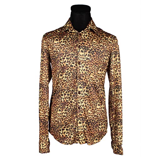 PARTY DISCOUNT NEU Herren-Kostüm Hemd Leopard, Größe: M von PARTY DISCOUNT