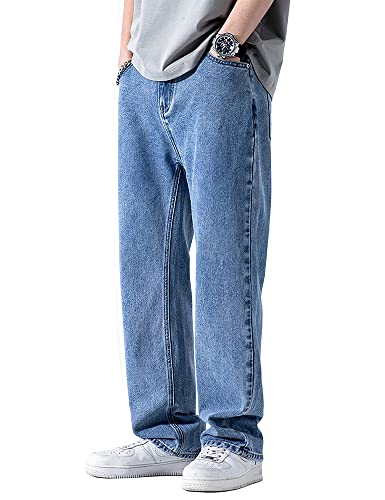 PARVENZA Herren Regular Fit Jeans - Klassische, langlebige 5-Taschen-Hose, bequem für Arbeit, Schule, Reisen & Alltag - Größen 28-36, (DY13,XL) von PARVENZA