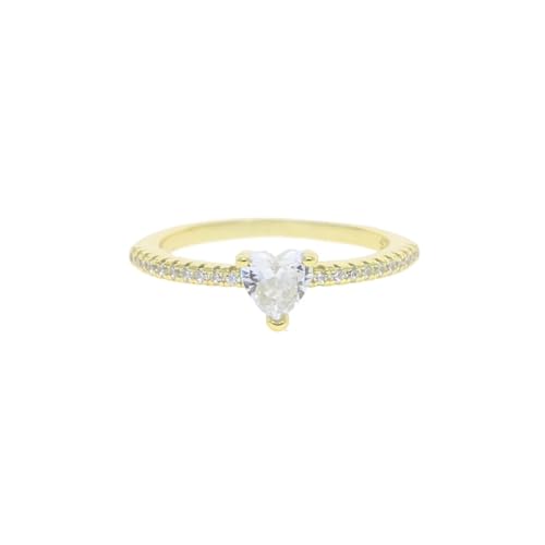 PARWANA Ring Ringe Damen Bijouterie Herren Frauen Einzelring Winzige Ringe Fingerschmuck 5 Gold von PARWANA