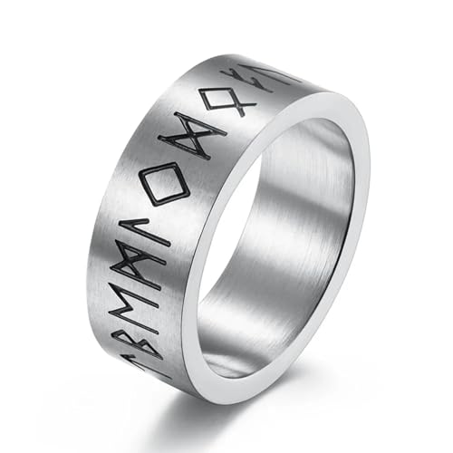 PARWANA Ring Ringe Damen Bijouterie Herren Frauen Herren- Und Damenringe, Schlichter Schmuck, 11 Silber von PARWANA