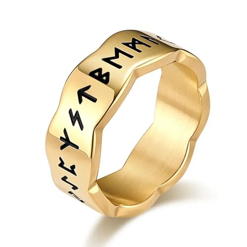 PARWANA Ring Ringe Damen Bijouterie Herren Frauen Herren- Und Damenringe-Accessoires 12 Gold von PARWANA